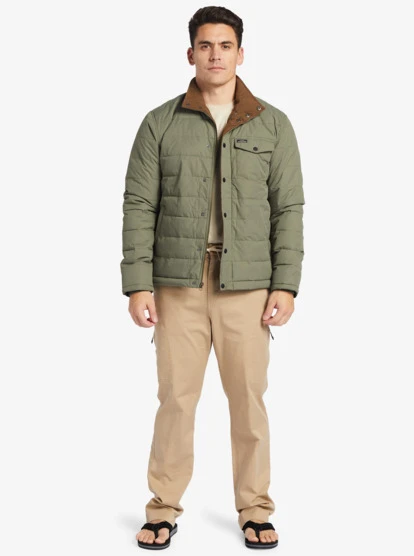 Quiksilver Waterman Ocean Caves Lightweight Puffer Jacket - Image 7
