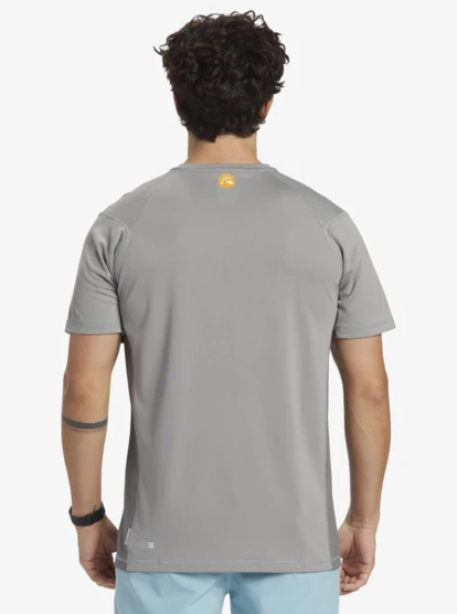 Quiksilver Waterman Bamboo Check 2 UPF 50 Short Sleeve Surf Tee - Image 6