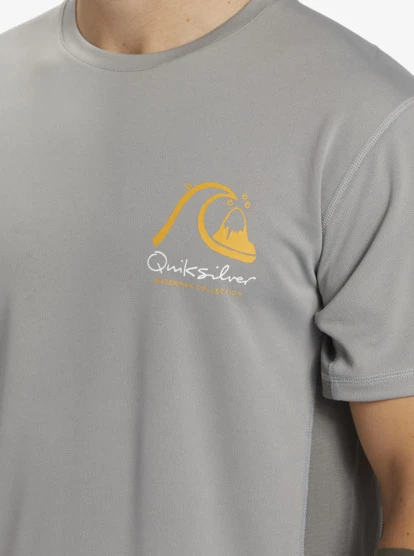 Quiksilver Waterman Bamboo Check 2 UPF 50 Short Sleeve Surf Tee - Image 5