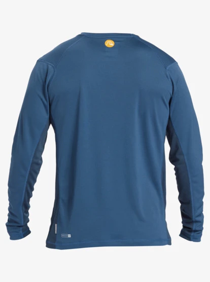 Quiksilver Waterman Bamboo Check 2 UPF 50 Long Sleeve Surf Tee - Image 2