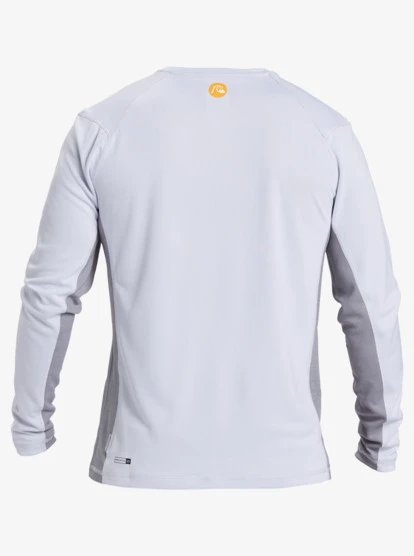 Quiksilver Waterman Bamboo Check 2 UPF 50 Long Sleeve Surf Tee - Image 2