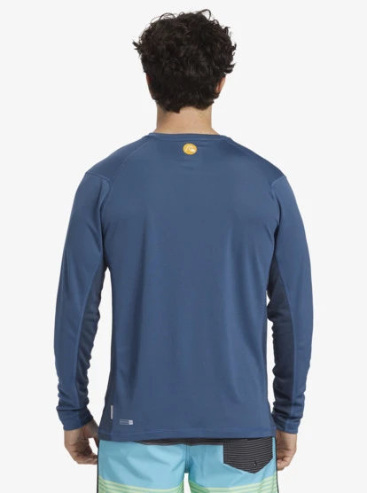 Quiksilver Waterman Bamboo Check 2 UPF 50 Long Sleeve Surf Tee - Image 6