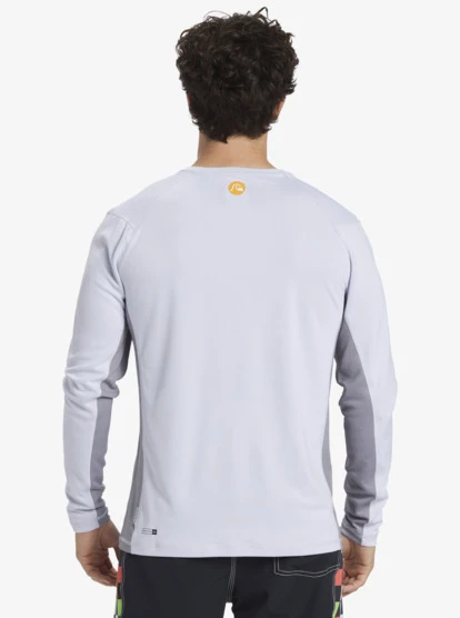 Quiksilver Waterman Bamboo Check 2 UPF 50 Long Sleeve Surf Tee - Image 6