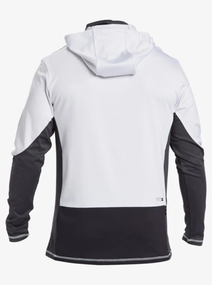 Quiksilver Waterman Angler Hooded UPF 50 Long Sleeve Surf Tee - Image 2