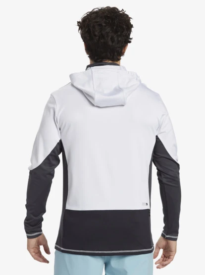 Quiksilver Waterman Angler Hooded UPF 50 Long Sleeve Surf Tee - Image 6