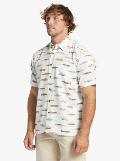 Quiksilver Waterman Drag Week Technical Short Sleeve Shirt - Image 4