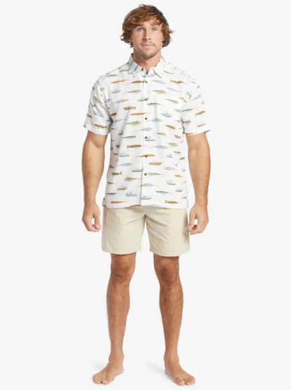 Quiksilver Waterman Drag Week Technical Short Sleeve Shirt - Image 6