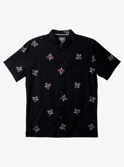 Quiksilver Waterman Small Pedals Short Sleeve Shirt