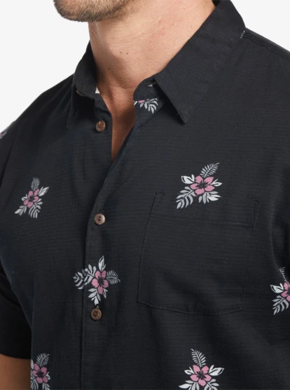 Quiksilver Waterman Small Pedals Short Sleeve Shirt - Image 5