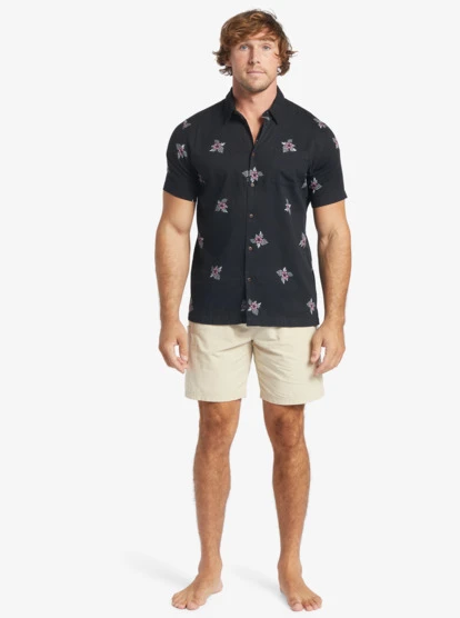 Quiksilver Waterman Small Pedals Short Sleeve Shirt - Image 6