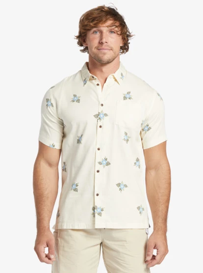 Quiksilver Waterman Small Pedals Short Sleeve Shirt - Image 3
