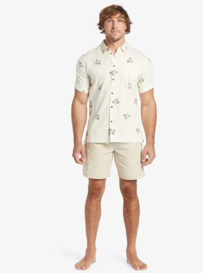 Quiksilver Waterman Small Pedals Short Sleeve Shirt - Image 6