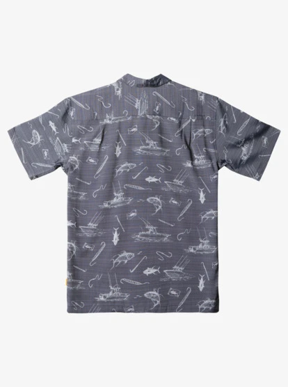 Quiksilver Waterman Line Spinner Short Sleeve Shirt - Image 2