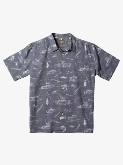 Quiksilver Waterman Line Spinner Short Sleeve Shirt