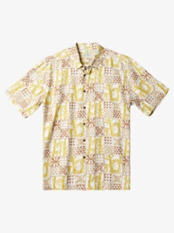 Quiksilver Waterman Plaid Flight Short Sleeve Shirt