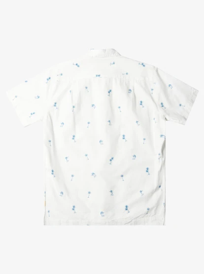 Quiksilver Waterman Sail Palm Short Sleeve Shirt - Image 2