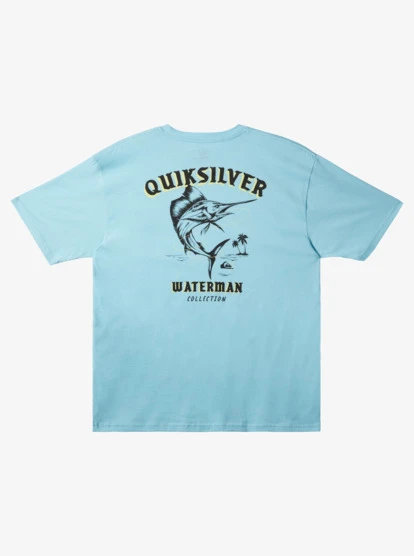 Quiksilver Waterman Fish On T-Shirt - Image 2