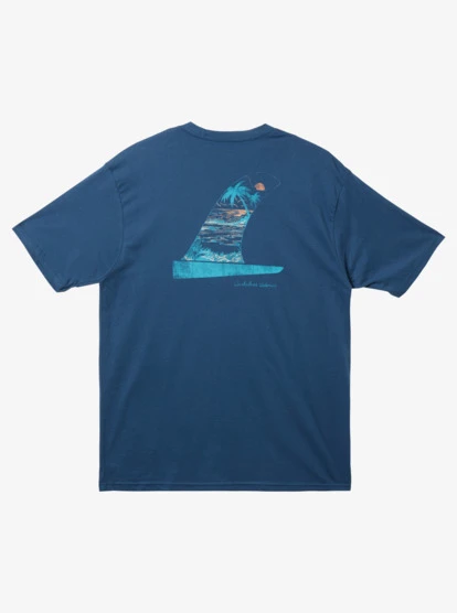 Quiksilver Waterman Scenic Fin T-Shirt - Image 2