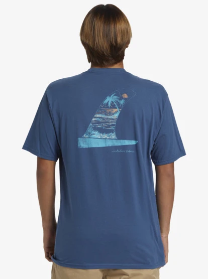 Quiksilver Waterman Scenic Fin T-Shirt - Image 8