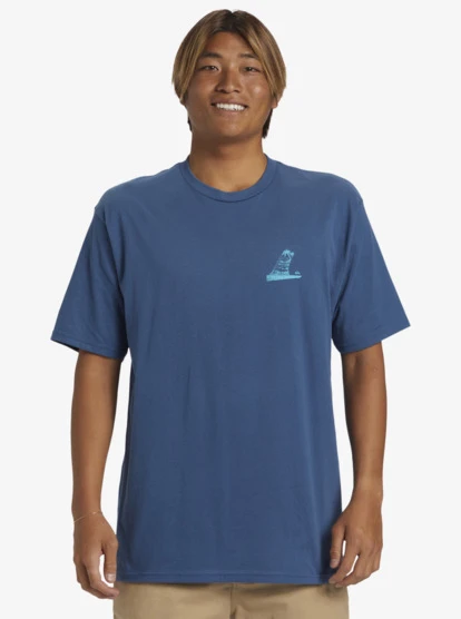 Quiksilver Waterman Scenic Fin T-Shirt - Image 3