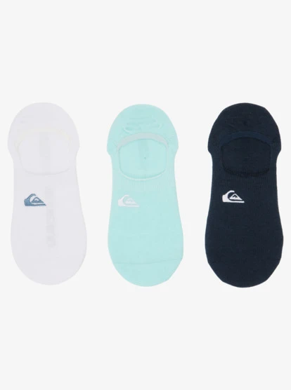 Quiksilver 3 Pack No Show Liner Socks - Image 4