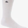 Quiksilver 2 Pack Solid Crew Socks