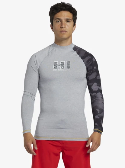 Quiksilver Hi Island Rush Long Sleeve UPF 50 Rashguard - Image 3