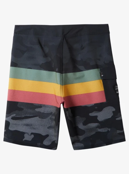 Quiksilver Boy's 8-16 Surfsilk Hawaii Stripe 17" Boardshorts - Image 2