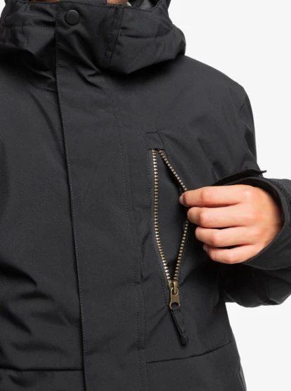 Quiksilver Boy's 8-16 Mission Solid Insulated Snow Jacket - Image 4