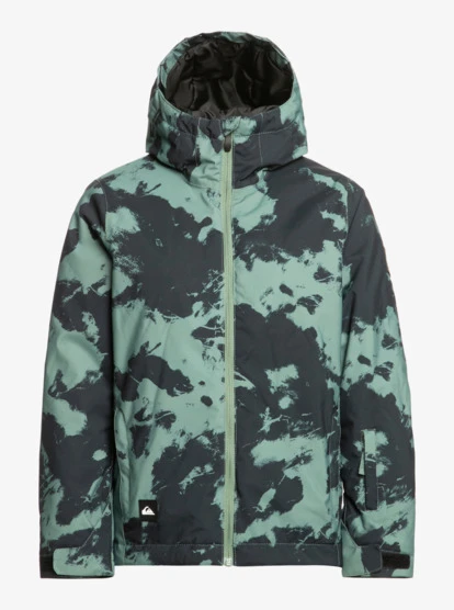 Quiksilver Boy's 8-16 Mission Printed Technical Snow Jacket - Image 12