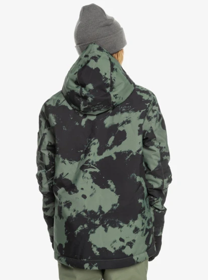 Quiksilver Boy's 8-16 Mission Printed Technical Snow Jacket - Image 11