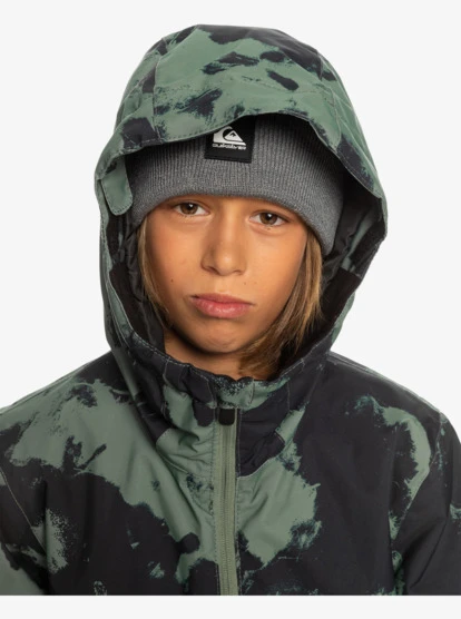 Quiksilver Boy's 8-16 Mission Printed Technical Snow Jacket - Image 3