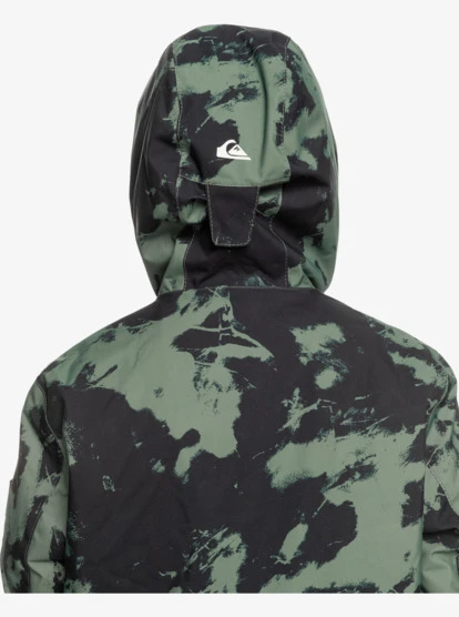 Quiksilver Boy's 8-16 Mission Printed Technical Snow Jacket - Image 8