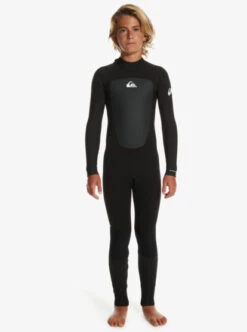 Quiksilver Boy's 8-16 3/2mm Prologue Back Zip Wetsuit