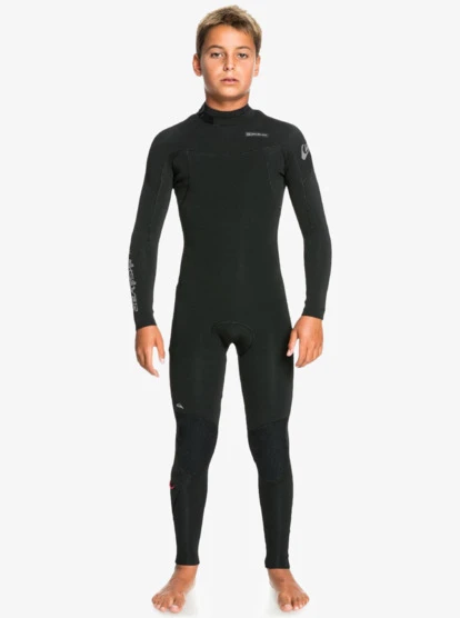 Quiksilver Boy's 8-16 4/3 Everyday Sessions Back-Zip Wetsuit