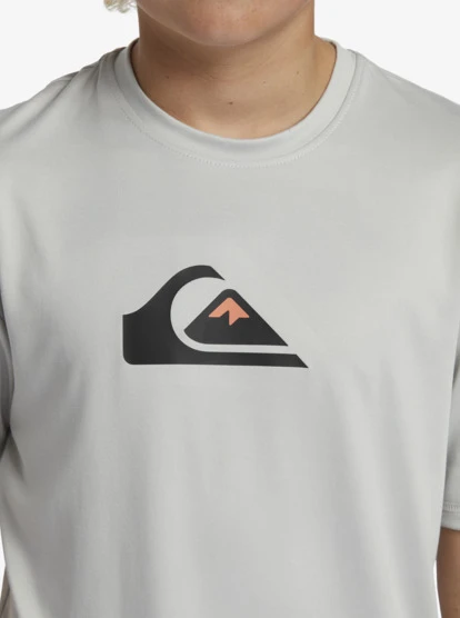 Quiksilver Boy's 8-16 Solid Streak Short Sleeve UPF 50 Surf T-Shirt - Image 7