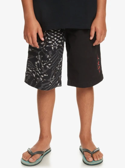 Quiksilver Boy's 8-16 Radical Times Elastic Waist Shorts