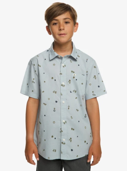 Quiksilver Peaceful Rave Short Sleeve Shirt - Image 3