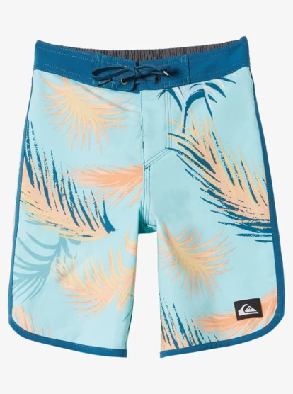 Quiksilver Boy's 2-7 Surfsilk Scallop 14" Boardshorts
