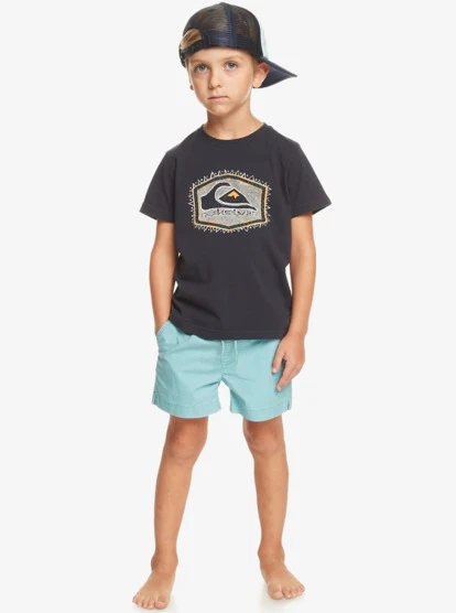 Quiksilver Boy's 2-7 Taxer Elastic Waist Shorts - Image 4