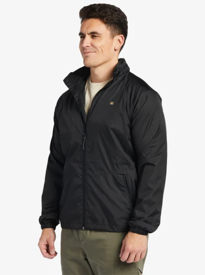 Quiksilver Waterman Shell Shock Water-Resistant Lightweight Mini Ripstop Windbreaker - Image 4