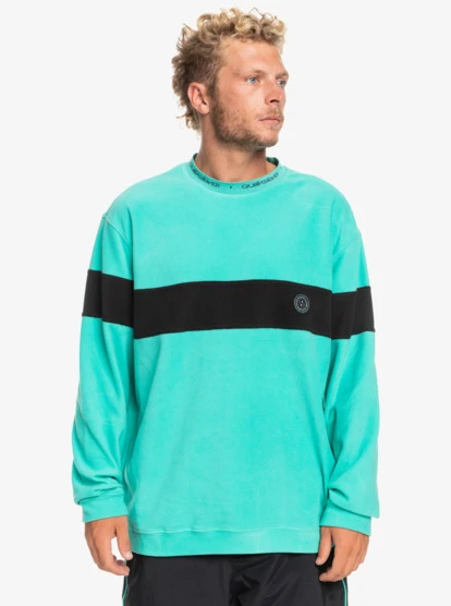 Quiksilver Flame On Fleece Crewneck Sweatshirt - Image 3