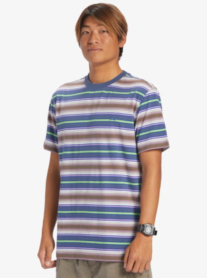 Quiksilver Geller Stripe T-Shirt - Image 4