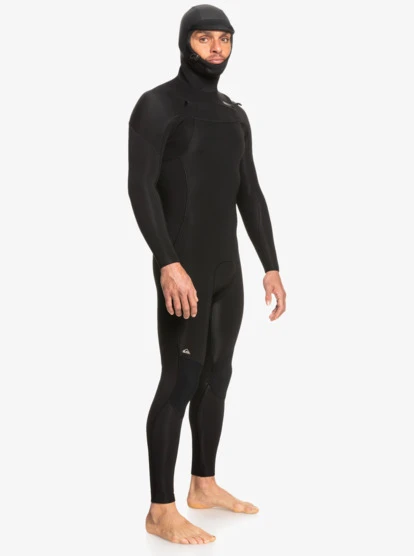 Quiksilver 5/4/3mm Everyday Sessions Hooded Chest Zip Wetsuit - Image 2