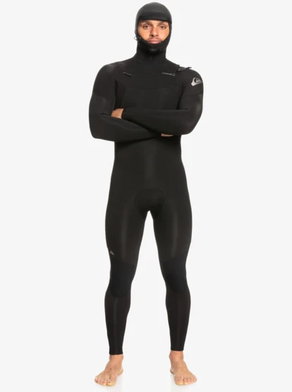 Quiksilver 5/4/3mm Everyday Sessions Hooded Chest Zip Wetsuit - Image 3