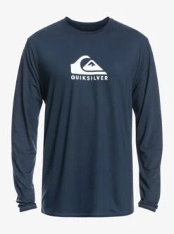 Quiksilver Solid Streak Long Sleeve UPF 50 Surf T-Shirt