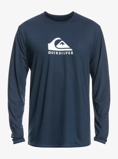 Quiksilver Solid Streak Long Sleeve UPF 50 Surf T-Shirt