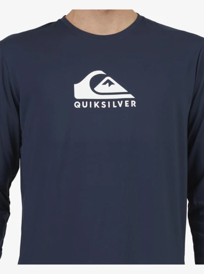 Quiksilver Solid Streak Long Sleeve UPF 50 Surf T-Shirt - Image 7