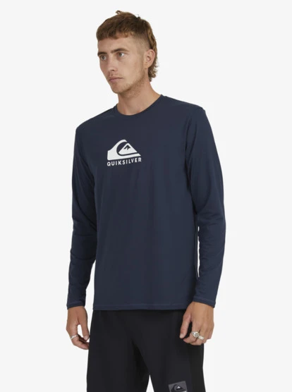 Quiksilver Solid Streak Long Sleeve UPF 50 Surf T-Shirt - Image 5