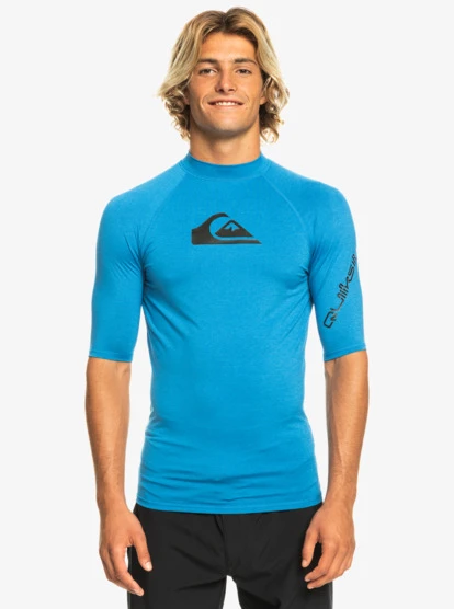 Quiksilver All Time Short Sleeve UPF 50 Rashguard - Image 3